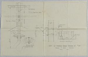 Full-scale drawing of sanctuary hook