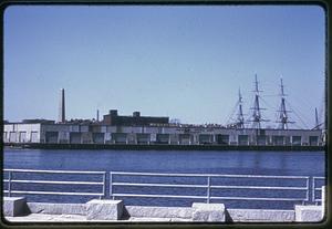 Looking towards Bunker Hill Monument, Massachusetts Port Authority building and USS Constitution, Charlestown