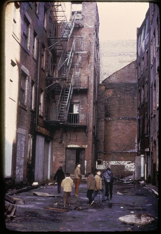 Kids in alley