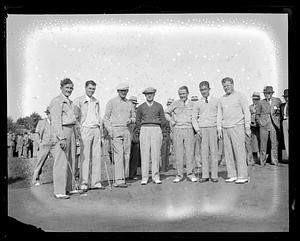 A group of golfers