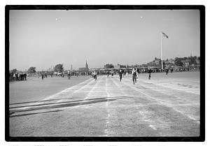 Boys running