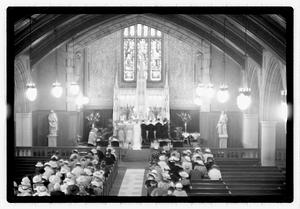 Wedding, daughter of Mrs. Richard Howard taken at Presentation Church Oak Sq. Brighton
