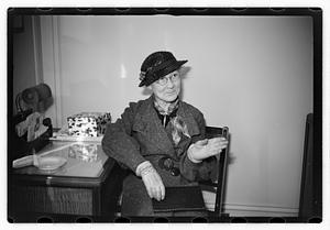 Mrs. Townsend, wife of Townsend old age plan