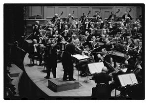 Balokovic violins with Boston Symphony, Koussevitzky conducting