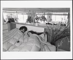Artist couple in their loft, Atlantic Ave.