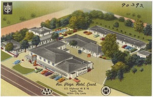 Rex Plaza Hotel Court, U.S. Highways, 45 & 78, Tupelo, Miss.