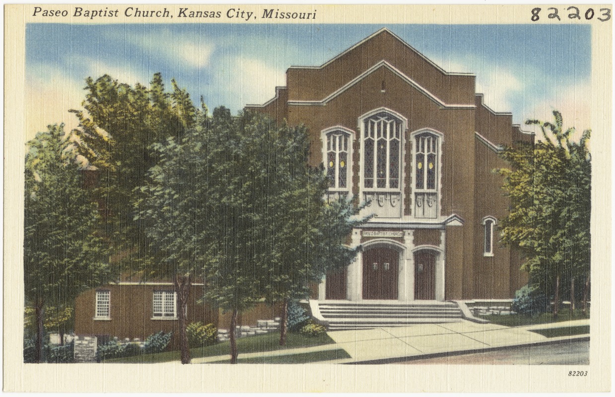 Paseo Baptist Church, Kansas City, Missouri Digital Commonwealth