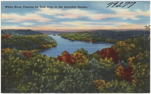 White River, famous for float trips, in the beautiful Ozarks