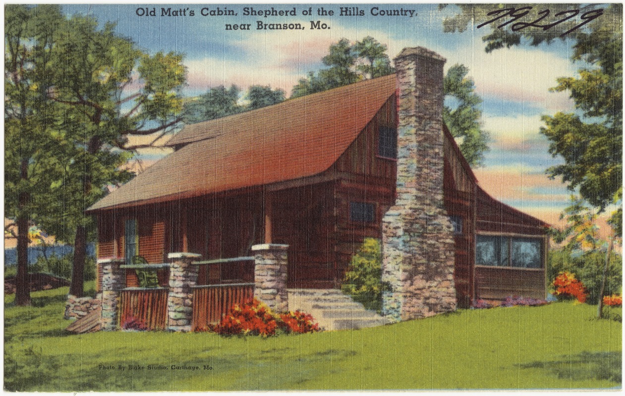 Old Matt's Cabin, Shepherd of the Hills Country, near Branson, Mo.