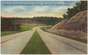 Highway 66, between Waynesville and Rolla, Missouri in the beautiful Ozarks