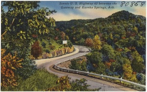Scenic U.S. Highway 62 between the Gateway and Eureka Springs, Ark.