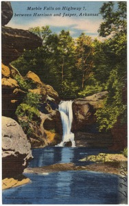 Marble Falls on Highway 7, between Harrison and Jasper, Arkansas