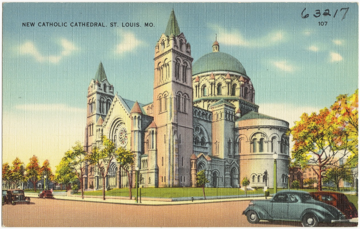 New Catholic Cathedral. St. Louis. Mo.