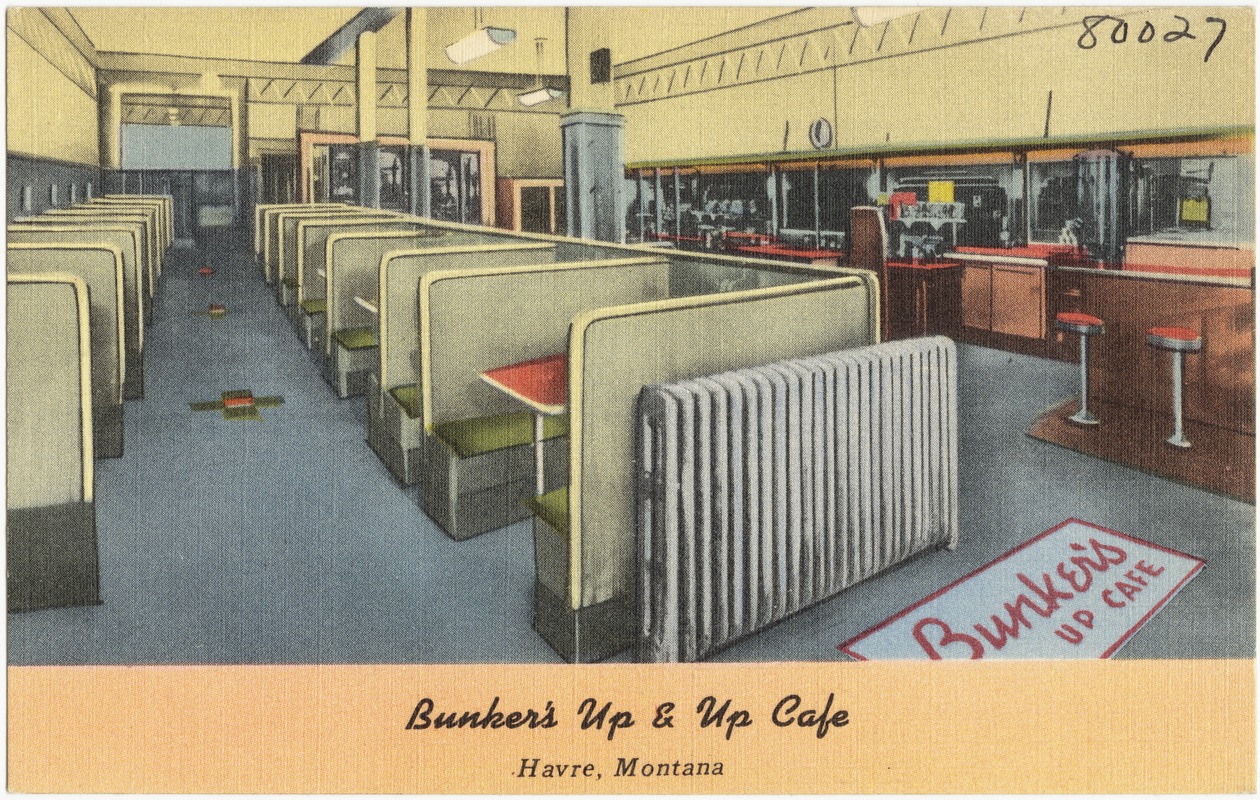 Bunkers' Up & Up Café, Havre, Montana
