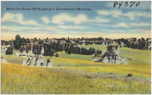 Medicine Rocks off Highway 7, Southeastern Montana