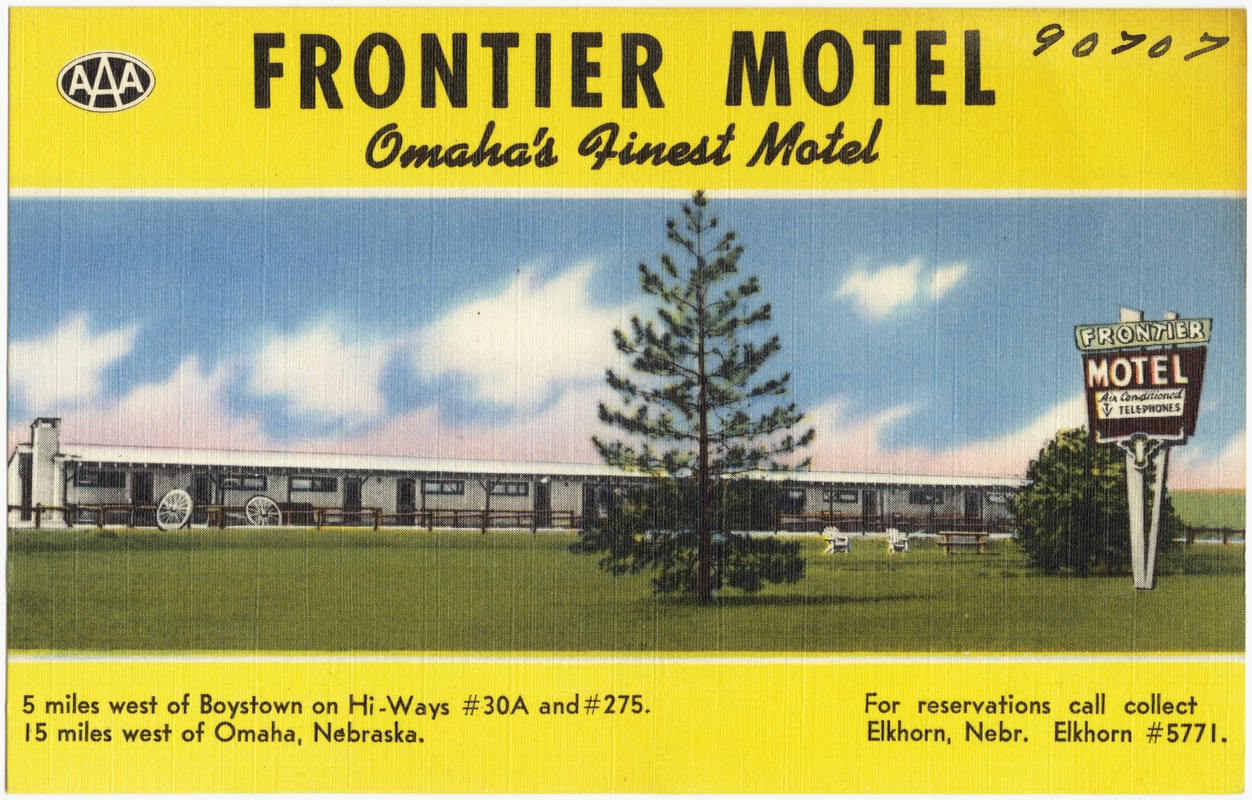 Frontier Motel, Omaha's finest motel