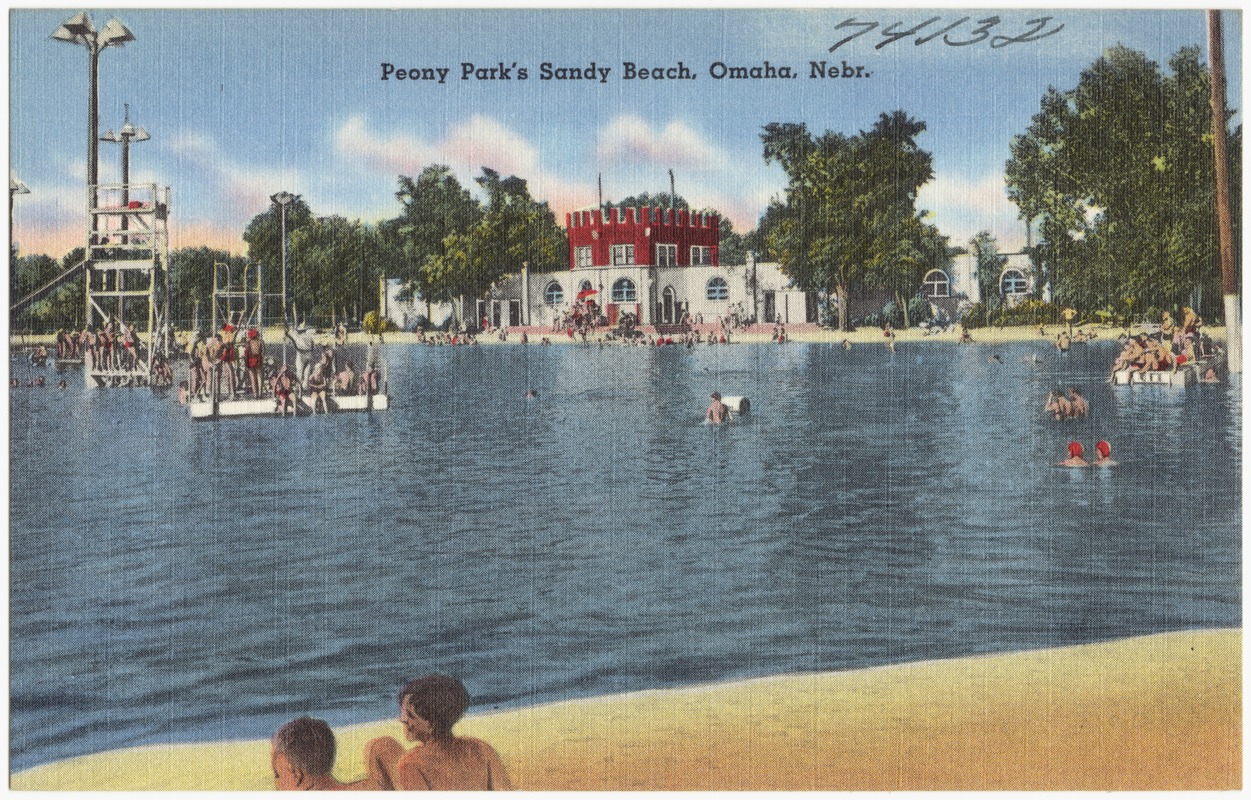Peony Park's Sandy Beach, Omaha, Nebr.