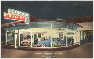 Home of Monsky - O'Connell Motors, authorized Lincoln - Mercury dealers
