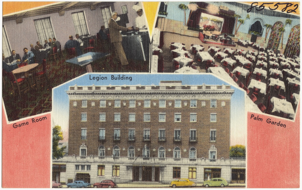 The American Legion Building, 2027 Dodge Street, Omaha, Nebraska. The world's largest Legion Post