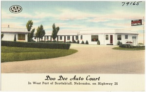 Doo Dee Auto Court, in west part of Scottsbluff, Nebraska, on Highway 26