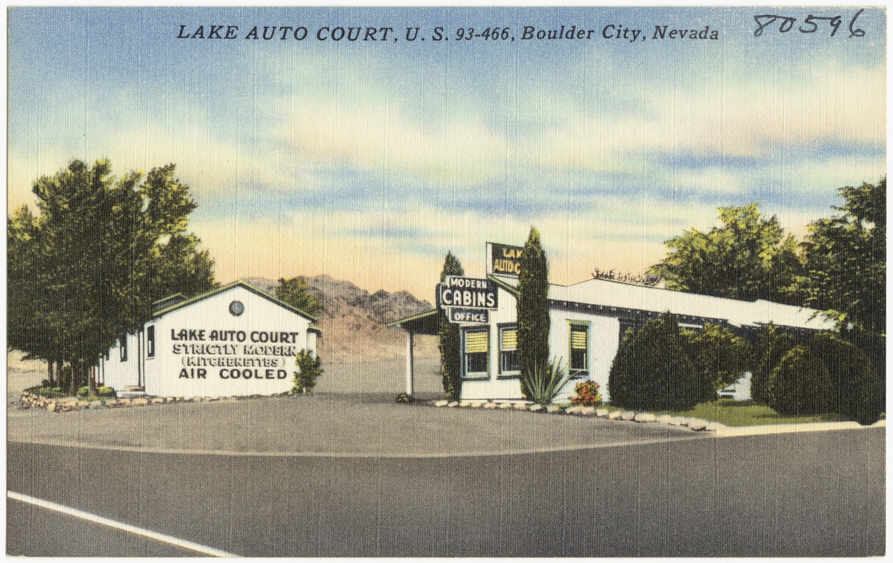 Lake Auto Court, U.S. 93 - 466, Boulder City, Nevada
