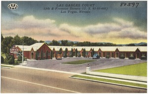 Las Gables Court, 13th & Fremont Streets (U.S. 93 - 95 - 466), Las Vegas, Nevada