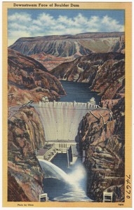 Downstream face of Boulder Dam