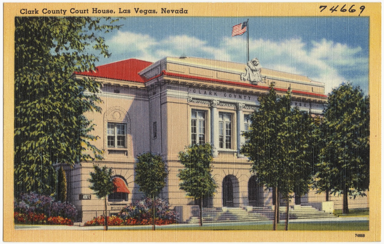 Clark County Court House, Las Vegas, Nevada