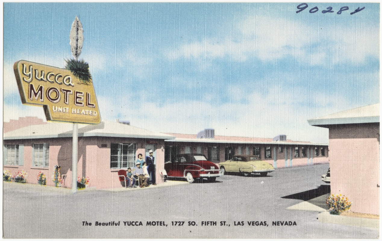 The beautiful Yucca Motel, 1727 So. Fifth St., Las Vegas, Nevada