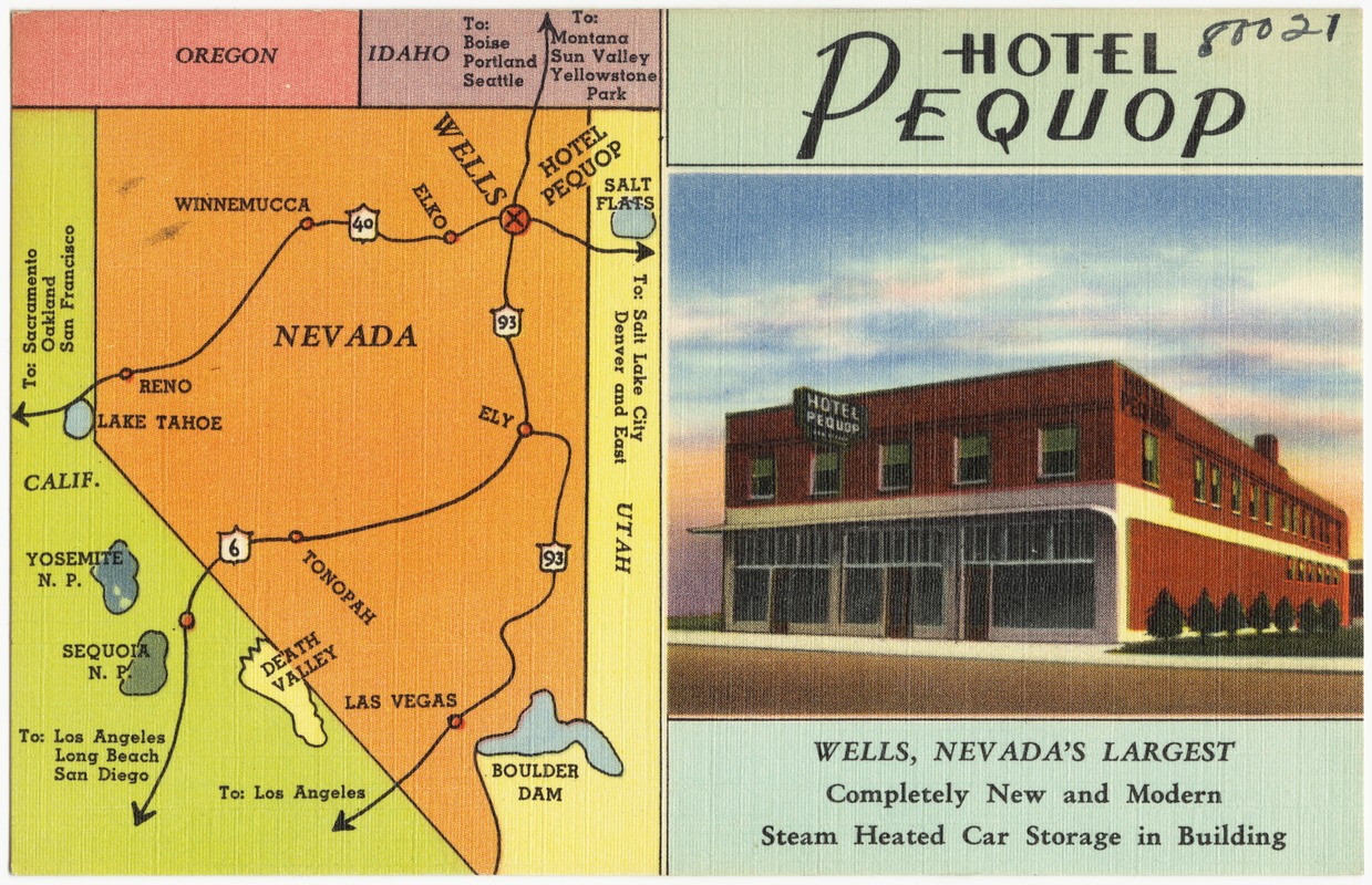 Hotel Pequop, Wells, Nevada's largest