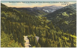 Red River Valley, high in the Sangre de Cristo Mountains, in Northern New Mexico