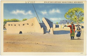 Kiva at San Ildefonso Indian Pueblo, New Mexico