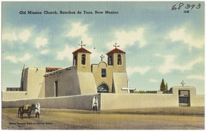 Old Mission Church, Ranchos de Taos, New Mexico