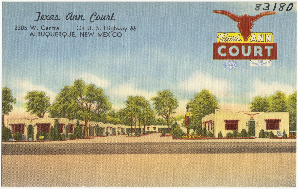 Texas Ann Court, 2305 W. Central, on Highway 66, Albuquerque, New Mexico