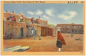 Tesuque Indian Pueblo, near Santa Fe, New Mexico