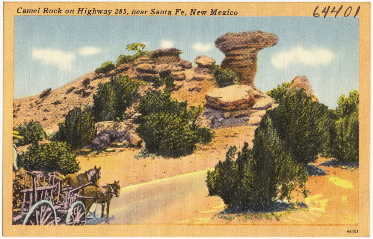 Camel Rock on Highway 285, near Santa Fe, New Mexico