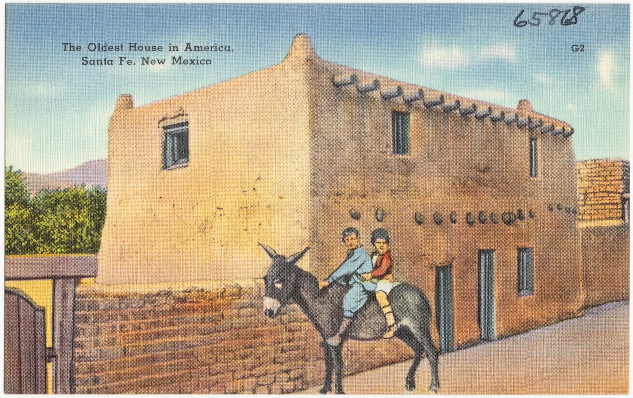The oldest house in America, Santa Fe, New Mexico