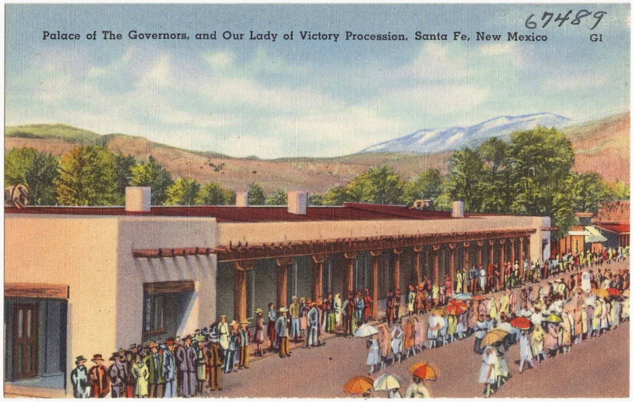 Palace of the Governors and Our Lady of Victory Procession, Santa Fe, New Mexico