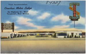 Conchas Motor Lodge, on Highway 66 - West, Tucumcari, New Mexico