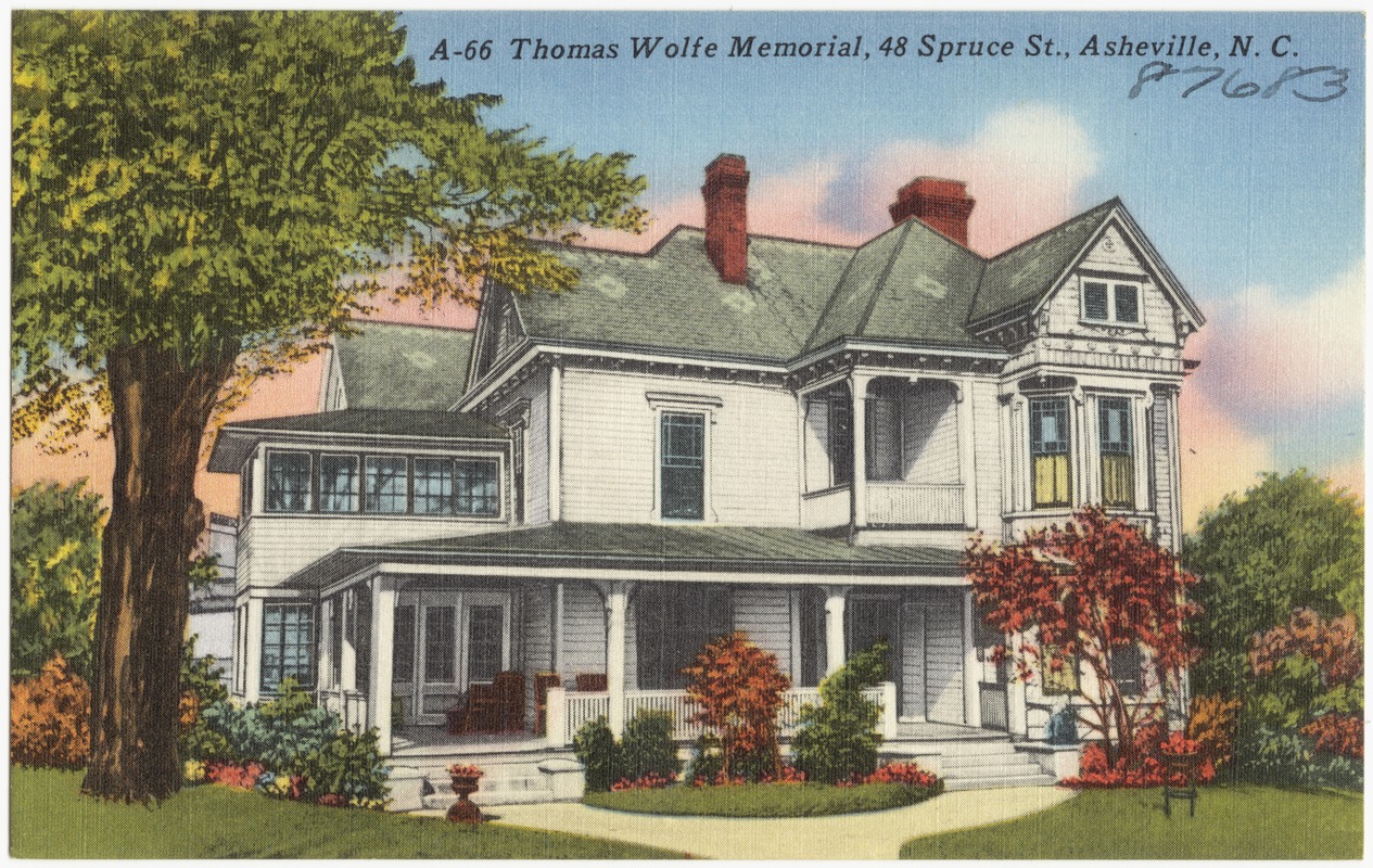 A-66. Thomas Wolfe Memorial, 48 Spruce St., Asheville, N. C.