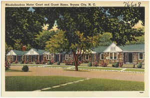 Rhododendron Motor Court and Guest Home, Bryson City, N. C.