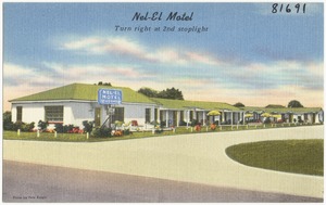 Nel-El Motel, turn right at 2nd stoplight