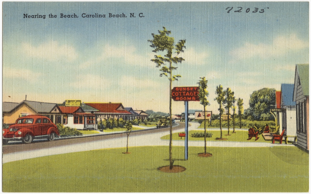 Nearing the beach, Carolina Beach, N. C.