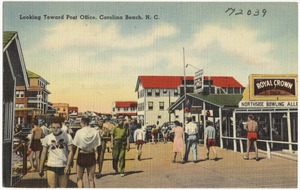 Looking toward post office, Carolina Beach, N. C.