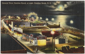 General view, Carolina Beach, at night, Carolina Beach, N. C.