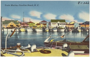 Yacht marina, Carolina Beach, N. C.