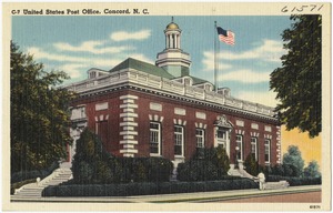 C-7. United States Post Office, Concord, N. C.