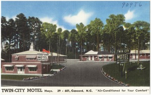 Twin-City Motel. Hwys. 29 - 601, Concord, N.C.