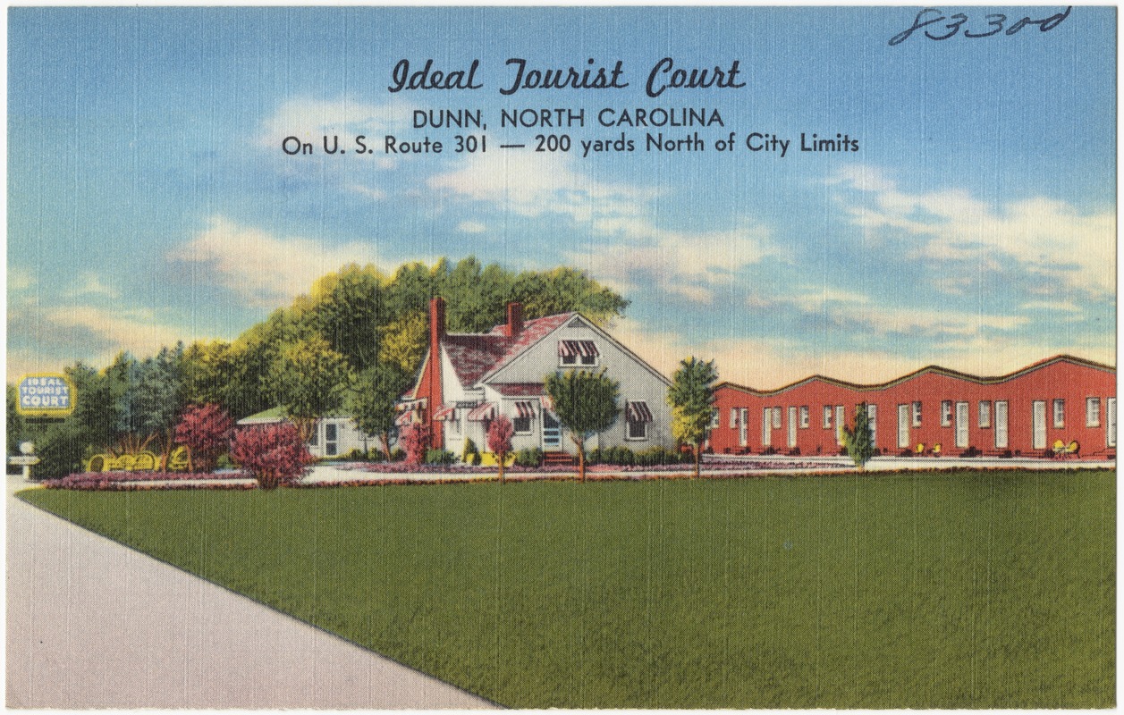 Ideal Tourist Court, Dunn, North Carolina, on U.S. Route 301 200