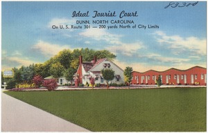 Ideal Tourist Court, Dunn, North Carolina, on U.S. Route 301 -- 200 yards North of city limits
